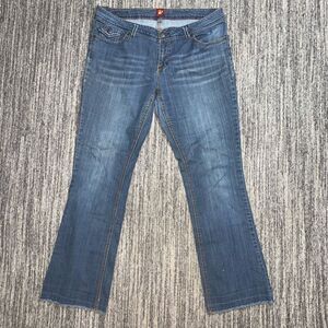 Sassoon Ooh Lala Women's Size 16 Blue‎ Denim Bootcut Jeans Vintage 90s Low Rise